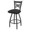 Holland Bar Stool Co 36" Swivel Bar Stool, Pewter Finish, Canter Iron Seat 82036PW008